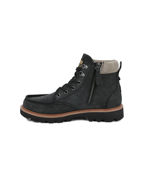 04985-001-M | TROOPERLITE GRIT ZIP | BLACK - PALLADIUM EU - 5