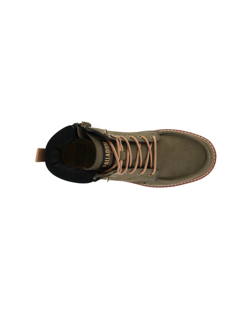 04985-325-M | TROOPERLITE GRIT ZIP | OLIVE NIGHT - PALLADIUM EU - 8
