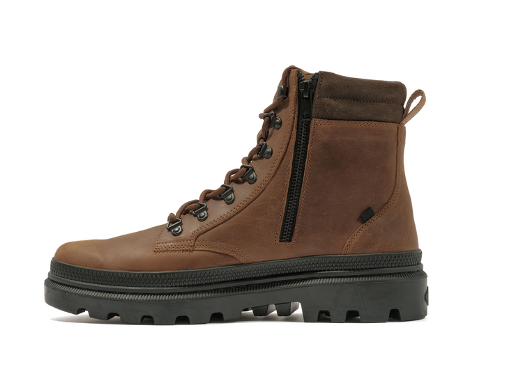 08895-214-M | PALLATROOPER HIKER LEATHER | BEESWAX BROWN