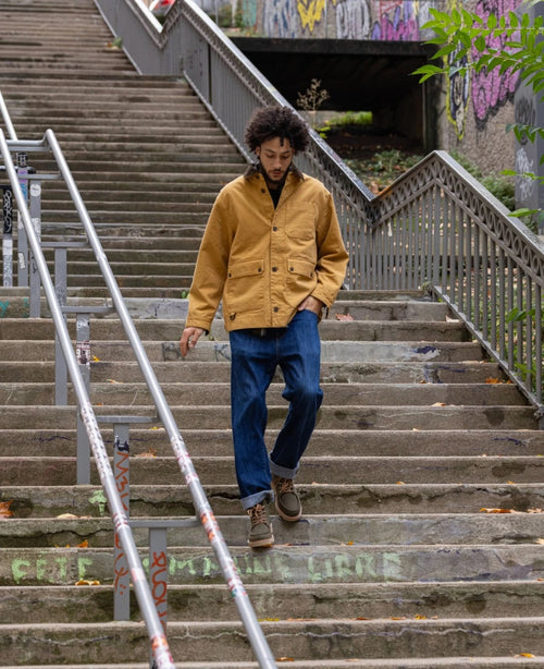 Barn Jacket With  Corduroy Collar - PALLADIUM EU - 1