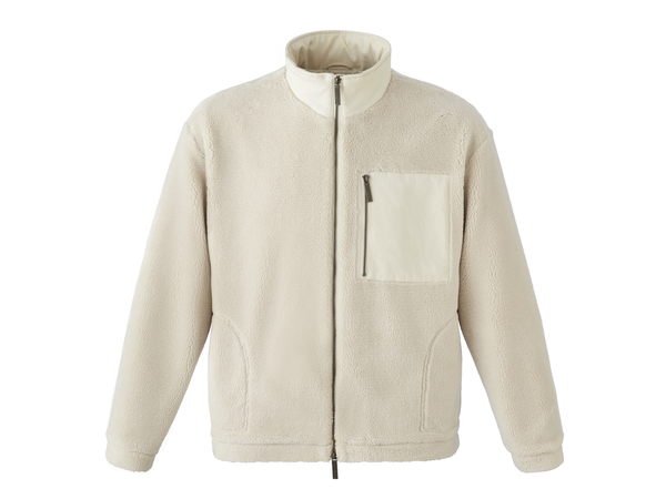 1013120-155 | M SHERPA JKT 01 | WHITE CAP GRAY