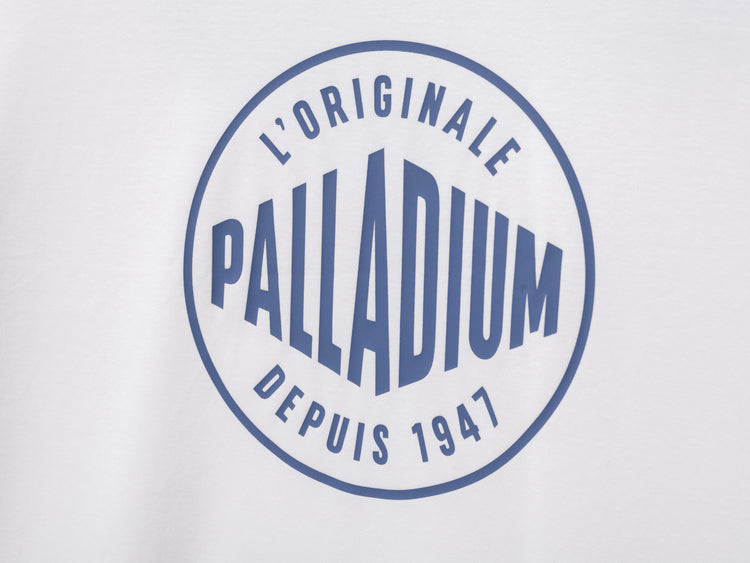 1710934-116 | UNISEX PALLADIUM FRANCE LOGO COTTON T-SHIRT | STAR WHITE