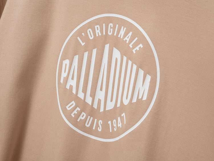 1710934-277 | UNISEX PALLADIUM FRANCE LOGO COTTON T-SHIRT | CUBAN SAND
