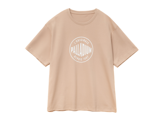 1710934-277 | UNISEX PALLADIUM FRANCE LOGO COTTON T-SHIRT | CUBAN SAND