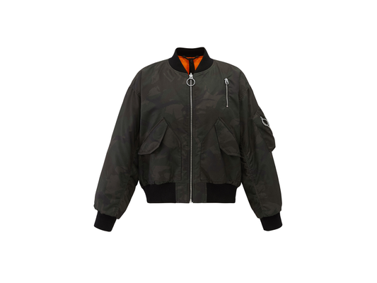 194181-363 | ARMY BOMBER JACKET | CAMO GREEN