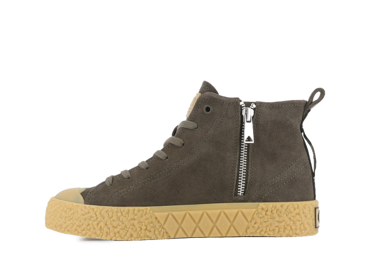 74328-325-M | PALLA ACE RUGGED SUEDE | OLIVE NIGHT