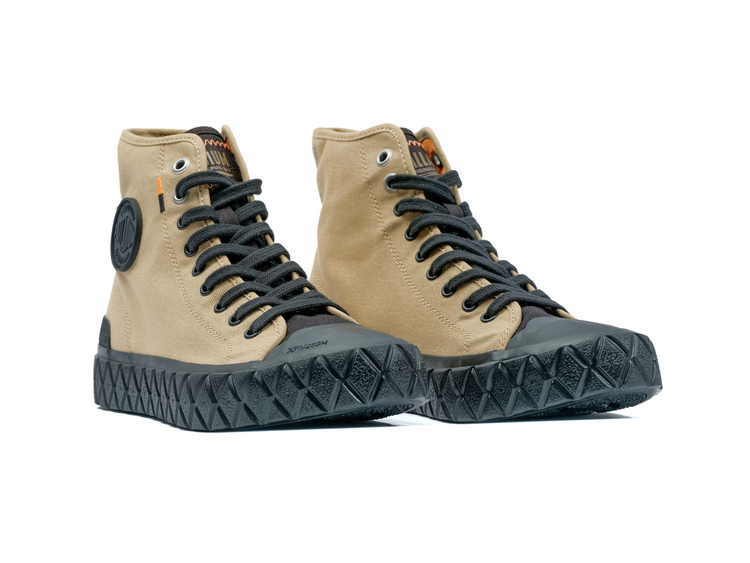 77015-227-M | PALLA ACE CANVAS MID | CARAMEL