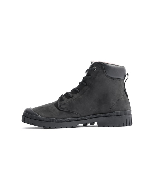 79067-008-M | SP20 CUFF LEATHER WATERPROOF WL | BLACK - PALLADIUM EU - 4