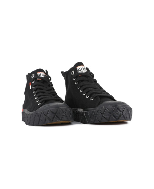 79142-001-M | PALLA ACE CHUKKA ORGANIC | BLACK/BLACK - PALLADIUM EU - 7