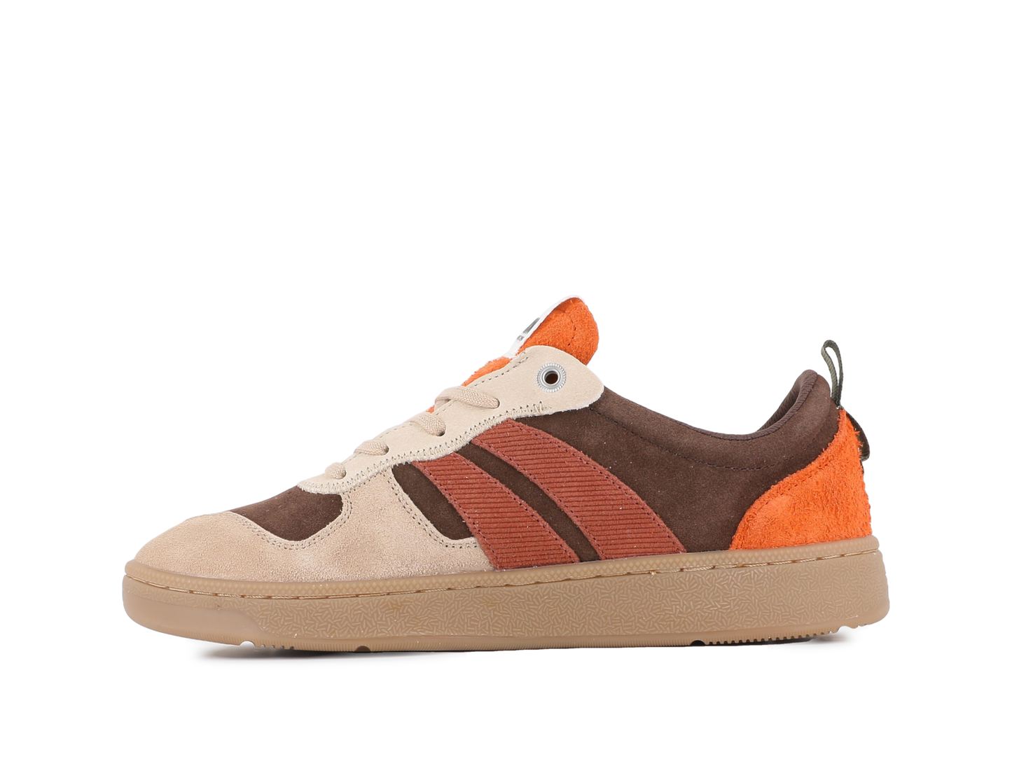 79505-291-M | PALLACUP FLAME SUEDE | BARK BROWN/BRICK