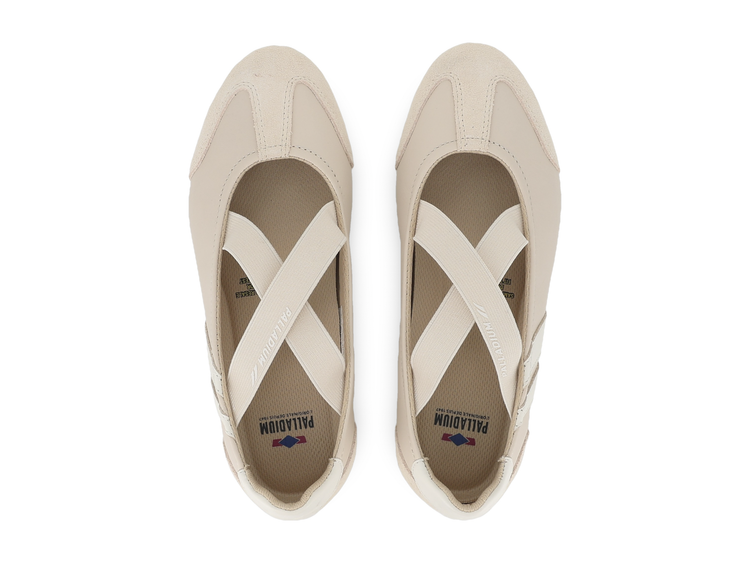 94645-244-M | RACER BALLERINA LEATHER | WHITECAP GRAY