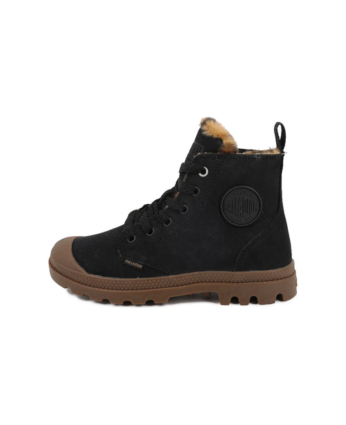 94979-008-M | PAMPA HI ZIP WL WILD | BLACK - PALLADIUM EU - 8