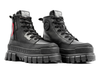 98859-001-M | REVOLT BOOT ZIP LEATHER | SCHWARZ/SCHWARZ