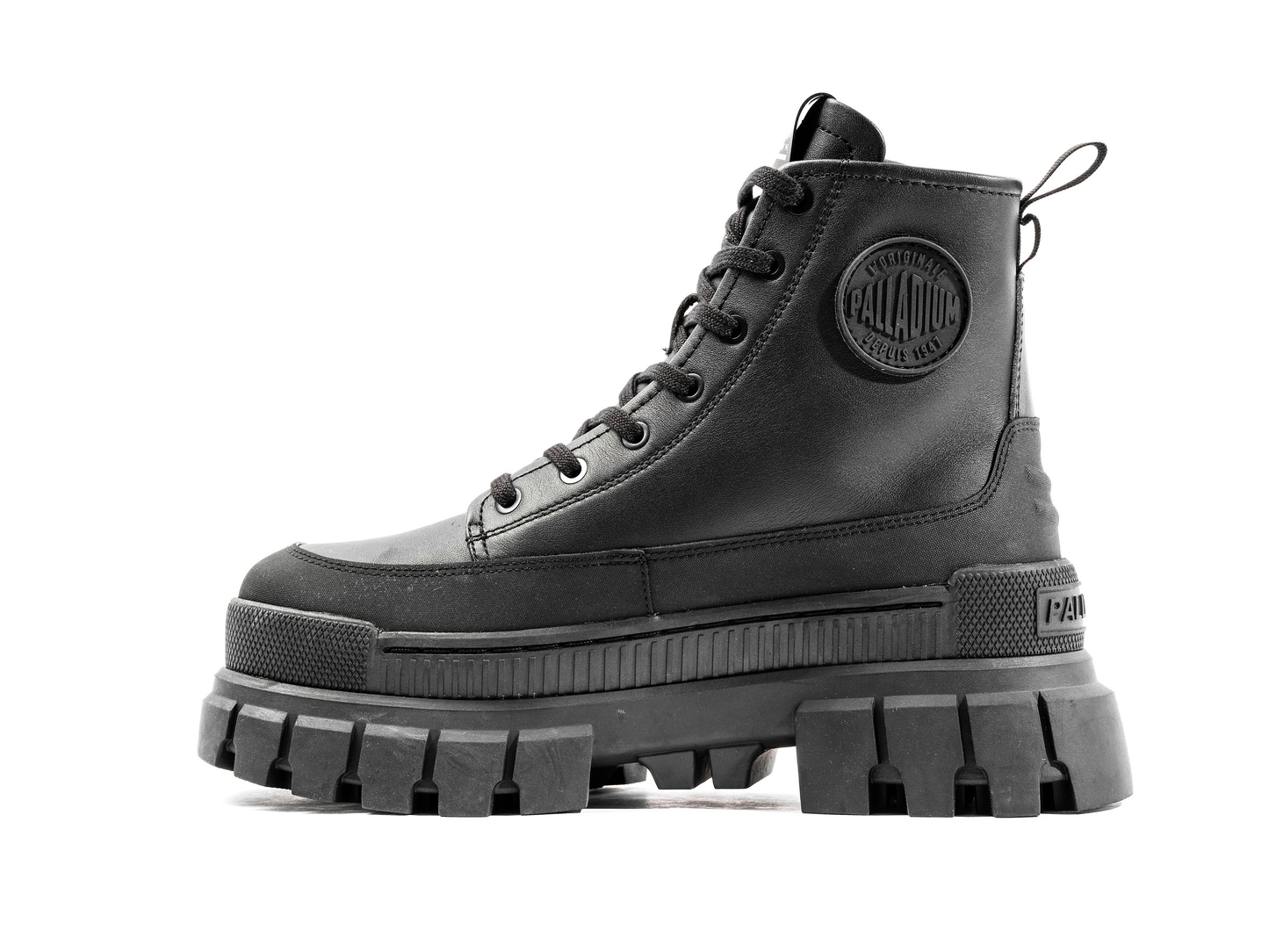 98859-001-M | REVOLT BOOT ZIP LEATHER | SCHWARZ/SCHWARZ