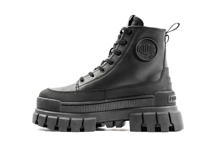 98859-001-M | REVOLT BOOT ZIP LEATHER | SCHWARZ/SCHWARZ