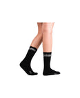 SX7410-008 | MID HT LOGO SOCK 01 | BLACK