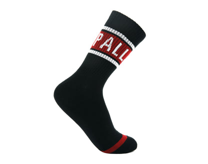 SX0105-008 | LOGO MIDDLE SOCKS | SCHWARZ