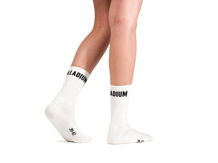 SX7410-103 | MID HT LOGO SOCK 01 | OFF WHITE