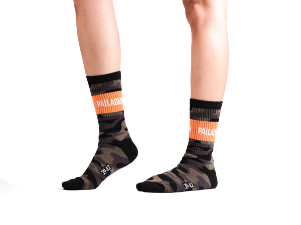 SX7412-311 | CAMO MID SOCKS 02 | GREEN